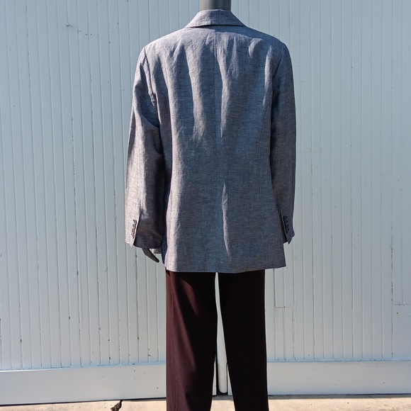 LANE BRYANT LADIES LINEN BLEND LUX BLAZER - Picture 13 of 16